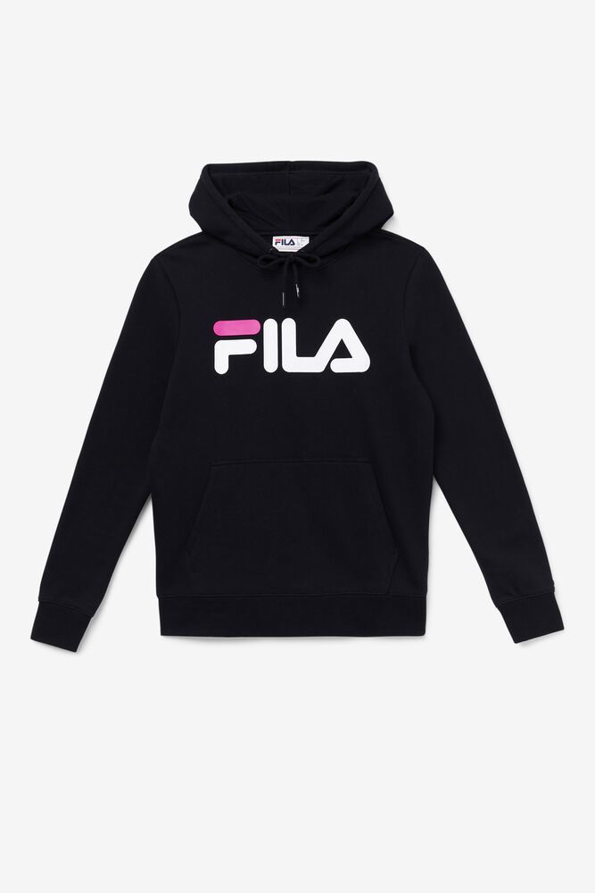 Fila Hoodie Womens Black - Lucy - Philippines 7153428-PZ